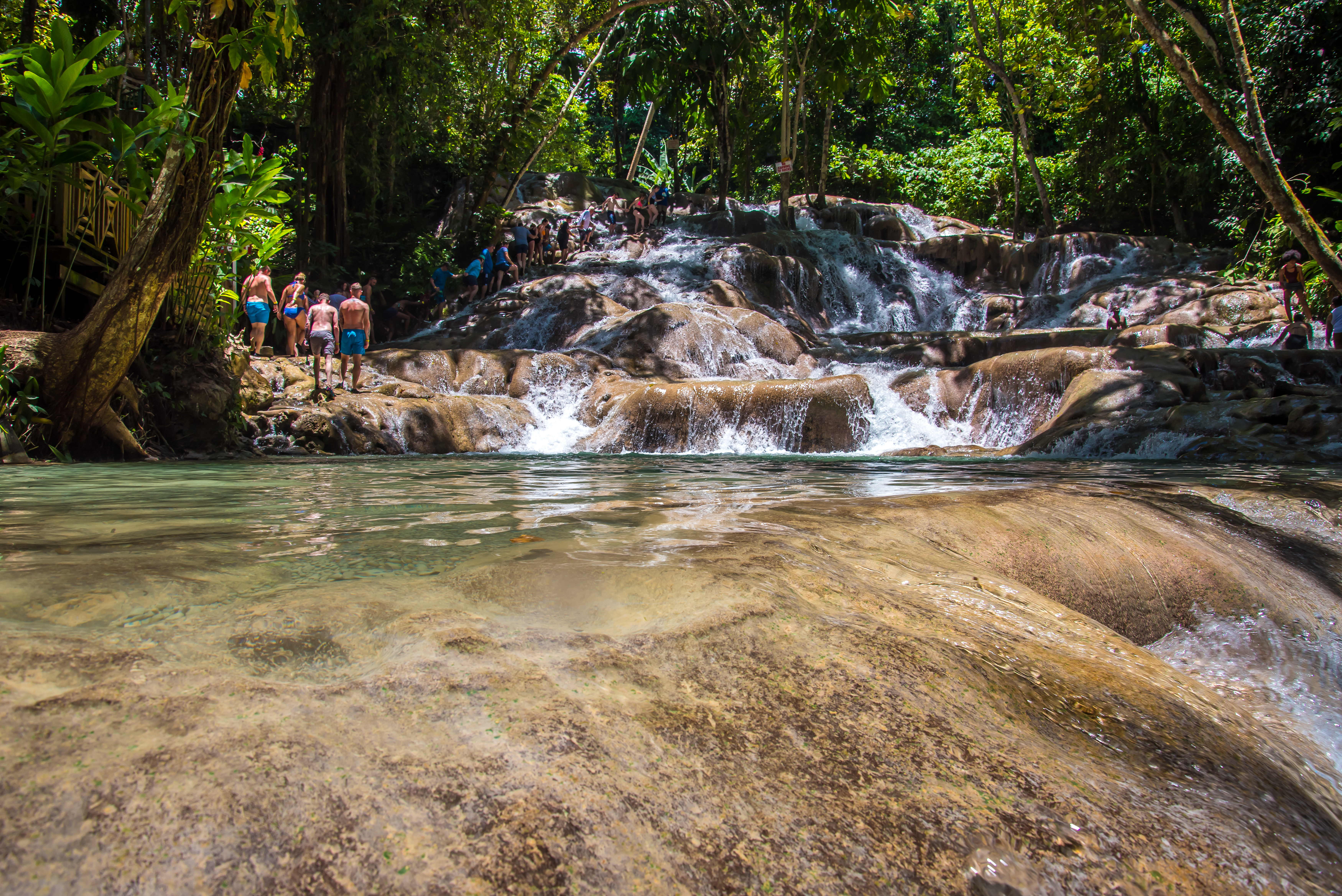 Dunn's Waterfalls in Jamaica